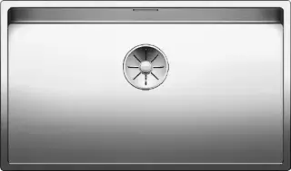 Blanco Claron Кухонная мойка, встр. снизу 74x44x19h, цвет: сталь 521581