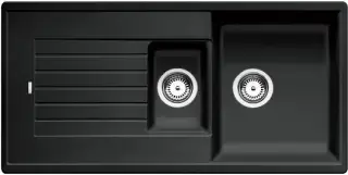 Blanco Zia Кухонная мойка, встр. сверху 100x50x19h, цвет: черный 514748