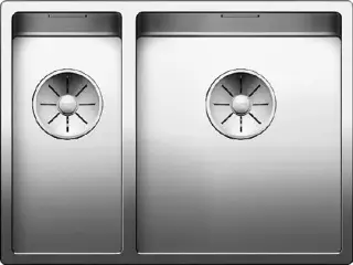 Blanco Claron Кухонная мойка, встр. снизу 58,5x44x19h, цвет: сталь 521610