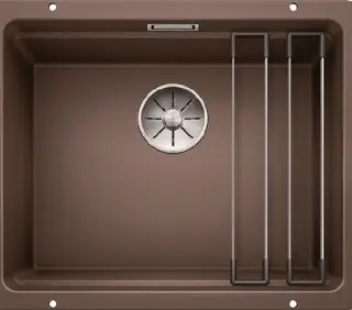 Blanco Etagon Кухонная мойка, встр. снизу 53x46x19h, цвет: коричневый 522236