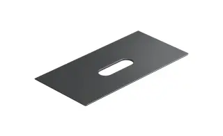 Catalano Ceramic Top Столешница керамическая 100x50 см, цвет: черный матовый 0831000022