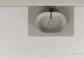 Catalano Ceramic Top Столешница керамическая 75x50 см, цвет: цемент матовый 0830750023