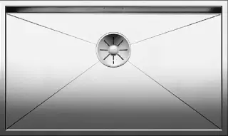 Blanco Zerox Кухонная мойка, встр. снизу 74x44x18,5h, цвет: сталь 521593