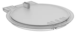 Keuco Plan Уплотнительна крышка для дозатора 14954 000200