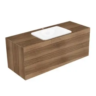 Keuco Edition 400 Тумба под раковину, подвесная 140x53,5x54,6h см, цвет: грецкий орех 31573 680100