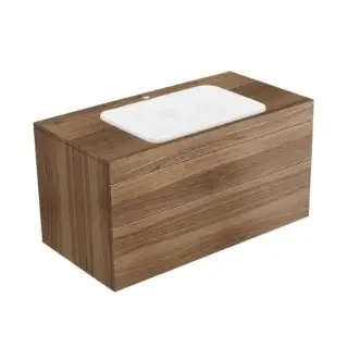 Keuco Edition 400 Тумба под раковину, подвесная 105x53,5x54,6h см, цвет: грецкий орех 31572 680100