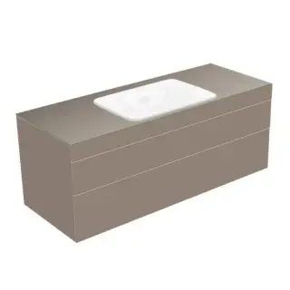 Keuco Edition 400 Тумба под раковину, подвесная 140x53,5x54,6h см, цвет: трюфель 31573 140000