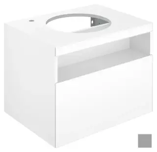 Keuco Stageline Тумба под раковину, 1 ящик 65x49x54,9h см, цвет: инокс матовый 32854 290100