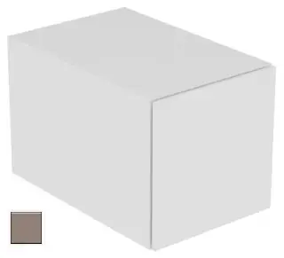 Keuco Edition 11 Тумба боковая подвесная, с подсветкой внутри 35x53,5x35h см, трюфель 31320 370100