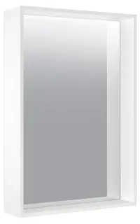 Keuco Plan Зеркало прямоугольное с подсветкой 65x10,5x70h см, цвет: белый глянцевый 33095 302000