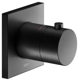 Keuco Ixmo Смеситель термостатический для душа, встраиваемый, цвет: черный матовый 59553 370002