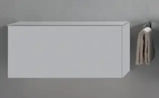 Keuco Royal Reflex Тумбочка боковая с одним выдвижным ящиком 33,5x37x80h см, цвет: титан 34010 130000