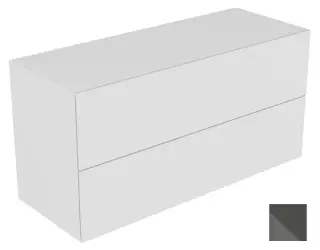 Keuco Edition 11 Тумбочка боковая с 2-мя выдв. ящиками 140x53,5x70h см, цвет: антрацит 31327 110000