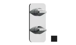 Bossini Apice Наружная часть термостата HighFlow, цвет: mat black Z035202.073