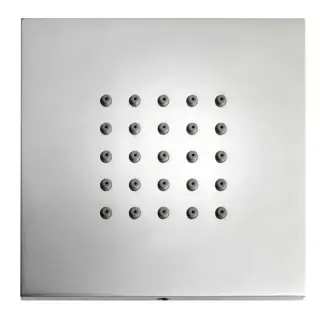 Bossini Cubic Душевая форсунка настенная 10x4,4 см, цвет: chrome I00178.030