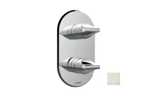 Bossini Apice Наружная часть для универсального монорычажного смесителя, цвет: satin nickel Z00501.094