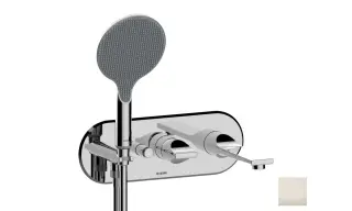 Bossini Apice Наружная часть смесителя для ванны, цвет: satin nickel Z00557.094