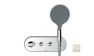 Bossini Apice Наружная часть термостатического смесителя для душа, цвет: satin nickel Z00521.094