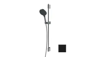 Bossini Apice Душевой комплект: штанга 90 см, ручной душ 1 вид струи, шланг, цвет: mat black DA5059-N.073