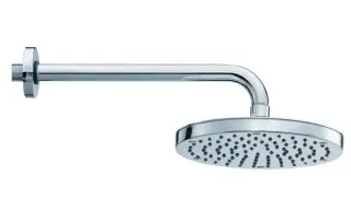 Bossini Oki Верхний душ d20 см, 1 вид струи, кронштейн настенный, цвет: chrome H19405G.030