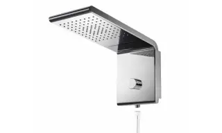 Bossini Syncro Душевая панель с термостатом - верхний душ, 2 вида струи, цвет: chrome I00592.030