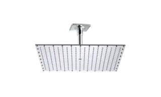 Bossini Dream Верхний душ 30x40 см, 1 вид струи, кронштейн потолочный, цвет: chrome H77607I.030