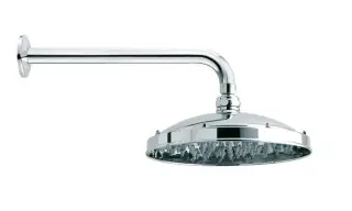 Bossini Retro Верхний душ d23 см, 1 вид струи, кронштейн настенный, цвет: chrome H18700G.030