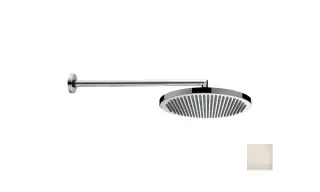 Bossini Apice Верхний душ d28 см, 1 вид струи, кронштейн настенный 38 см, цвет: satin nickel H70430I.094
