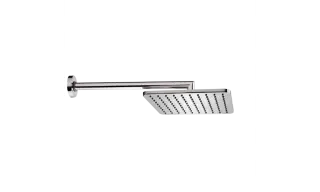Bossini Cosmo Верхний душ 23x23 см, 1 вид струи, кронштейн настенный, цвет: chrome H70597H.030