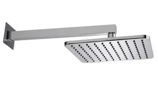 Bossini Cosmo Верхний душ 23x23 см, 1 вид струи, кронштейн настенный, цвет: chrome H69597H.030