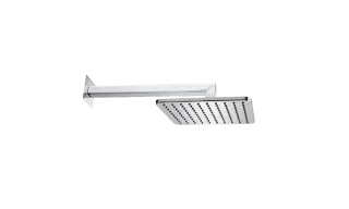 Bossini Cosmo Верхний душ 23x23 см, 1 вид струи, кронштейн настенный, цвет: chrome H60597H.030