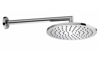 Bossini Cosmo Верхний душ 23x23 см, 1 вид струи, кронштейн настенный, цвет: chrome H70595H.030