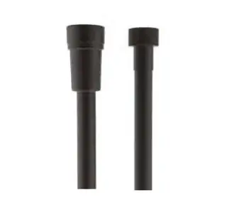 Bossini Cromolux Душевой шланг 125 см, цвет: mat black A00258B.073