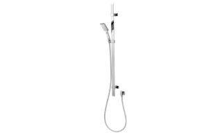 Bossini Agua Душевой комплект: штанга 110 см, ручной душ 1 вид струи, шланг, цвет: mat black D46056.073