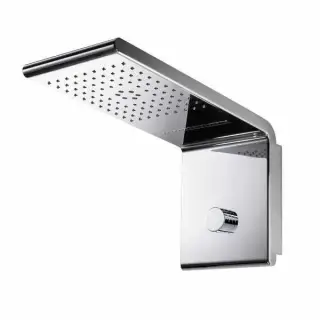 Bossini Syncro Душевая панель с термостатом - верхний душ, 3 вида струи, цвет: chrome I00590.030