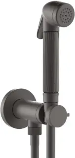 Bossini Nikita Гигиенический душ лейка 3,45 см, шланг 125 см, цвет: mat black E37009B.073