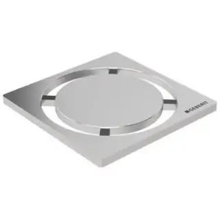 Geberit Circle Дизайн решетка, для напольного трапа, размер 8х8 см, цвет: хром 154.311.00.1