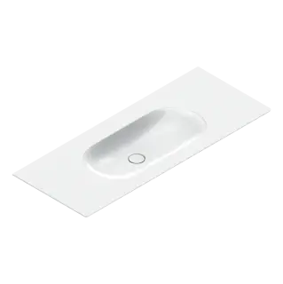 Catalano Comfort Раковина подвесная 125x50x14,5h см, без перелива, покр Cataglaze цвет: белый глянц. 0521260001