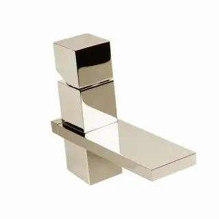 Bossini Cube Смеситель для раковины на 1 отверстие, c заглушкой, цвет: satin nickel Z004301.094
