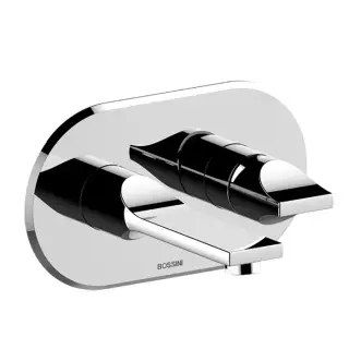 Bossini Apice Смеситель для раковины встраиваемый, однорычажный, излив 18 см, цвет: chrome Z00549.030