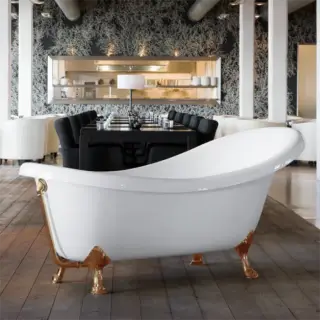 Knief Victorian Слив с цепочкой, с сифоном с горизонтальным отводом, цвет бронза 0100-091-10