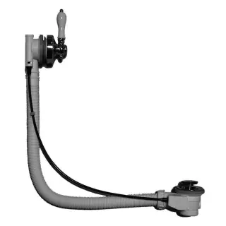 Devon&Devon Bayswater/Battersea Слив-перелив полуавтомат для встроенных ванн, цвет хром SFD67cr