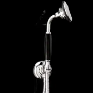 Devon&Devon Black Morris Душевой гарнитур: ручной душ, душевой шланг, шланговое подсоед., цвет хром UTCI220CRBL