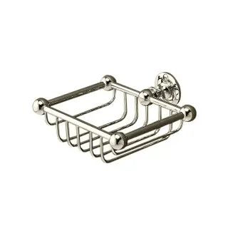 Devon&Devon First Class Мыльница малая решетчатая, настенная, цвет никель блестящий DD33050NK