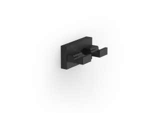 Decor Walther WH 5 Крючок двойной, цвет: черный матовый 0906960