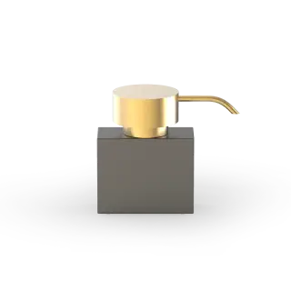 Decor Walther New Century Дозатор для жидкого мыла, настольный, латунь, цвет: золото/темная бронза 0860641