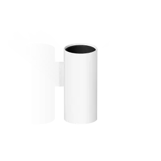 Decor Walther Mikado Стакан для зубных щеток подвесной, керамический, цвет: белый 0523450