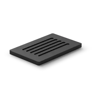 Decor Walther DW 900 Мыльница настольная, цвет: черный матовый 0859460