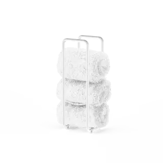 Decor Walther DW 223 Полотенцедержатель 27 см, напольный, цвет: белый матовый 0859150