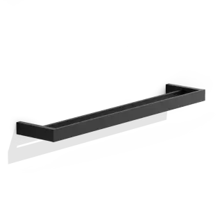 Decor Walther Contract Полотенцедержатель 60 см, подвесной, двойной, цвет: черный матовый 0650960